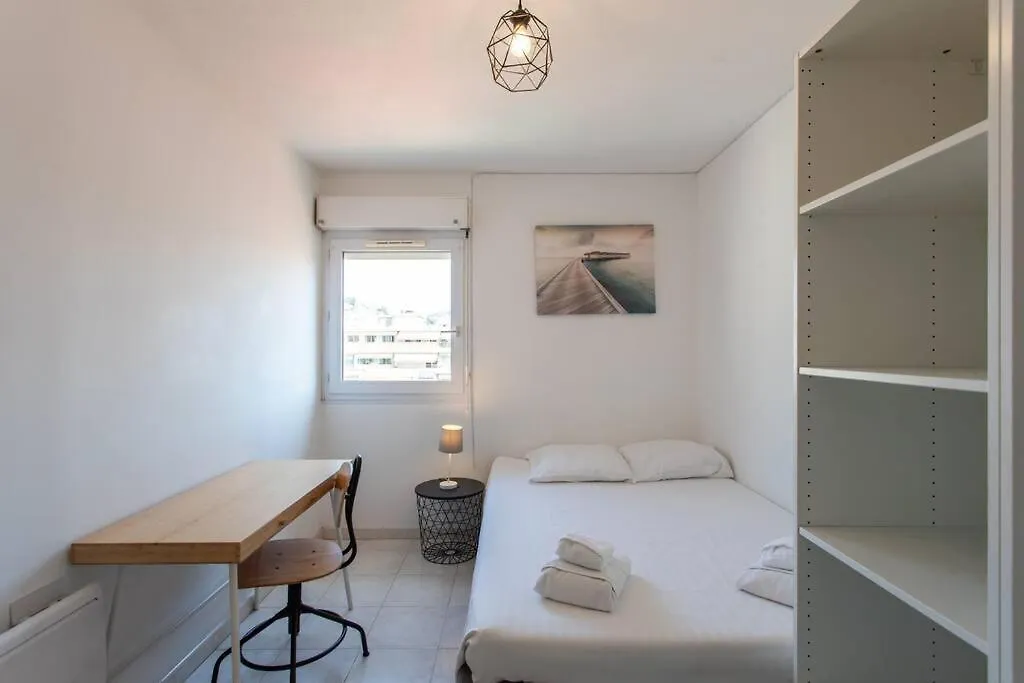 L41 Suite Paladium 8Pax 4Rooms Balcony Wifi Ac Nice France