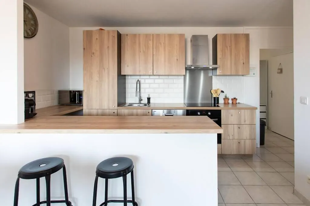 L41 Suite Paladium 8Pax 4Rooms Balcony Wifi Ac Nice France